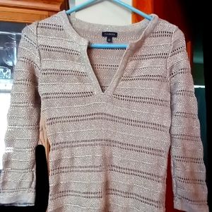 Metallic gold blouse